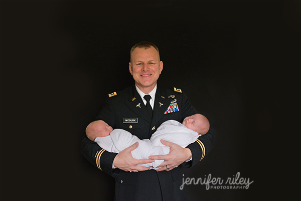 Army Uniform Newborn Twins (1)