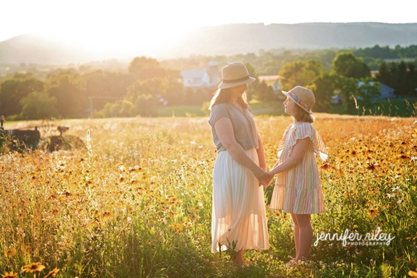 Flower Field Family Photography Maryland